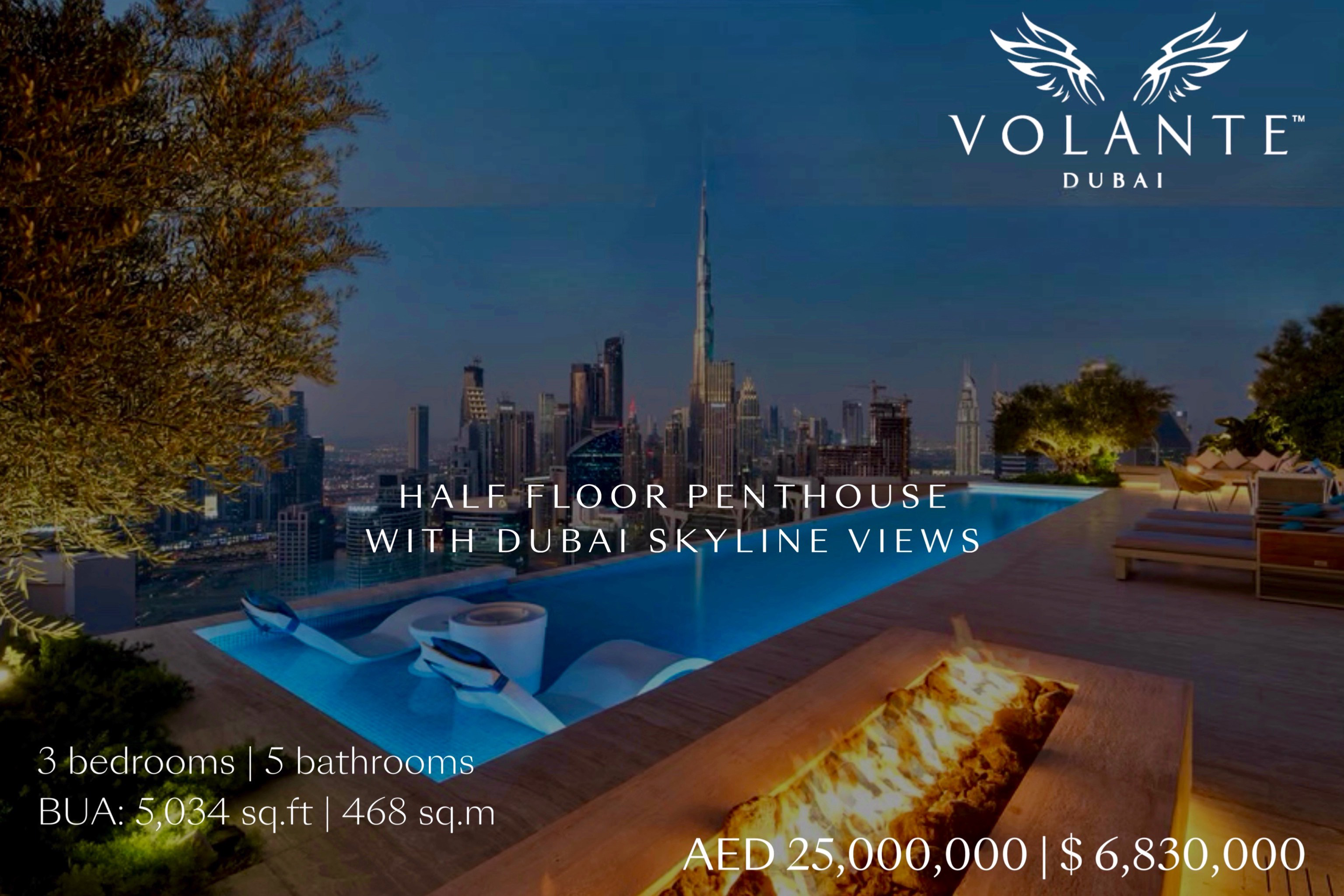Volante Dubai — image from the supplied penthouse brochure