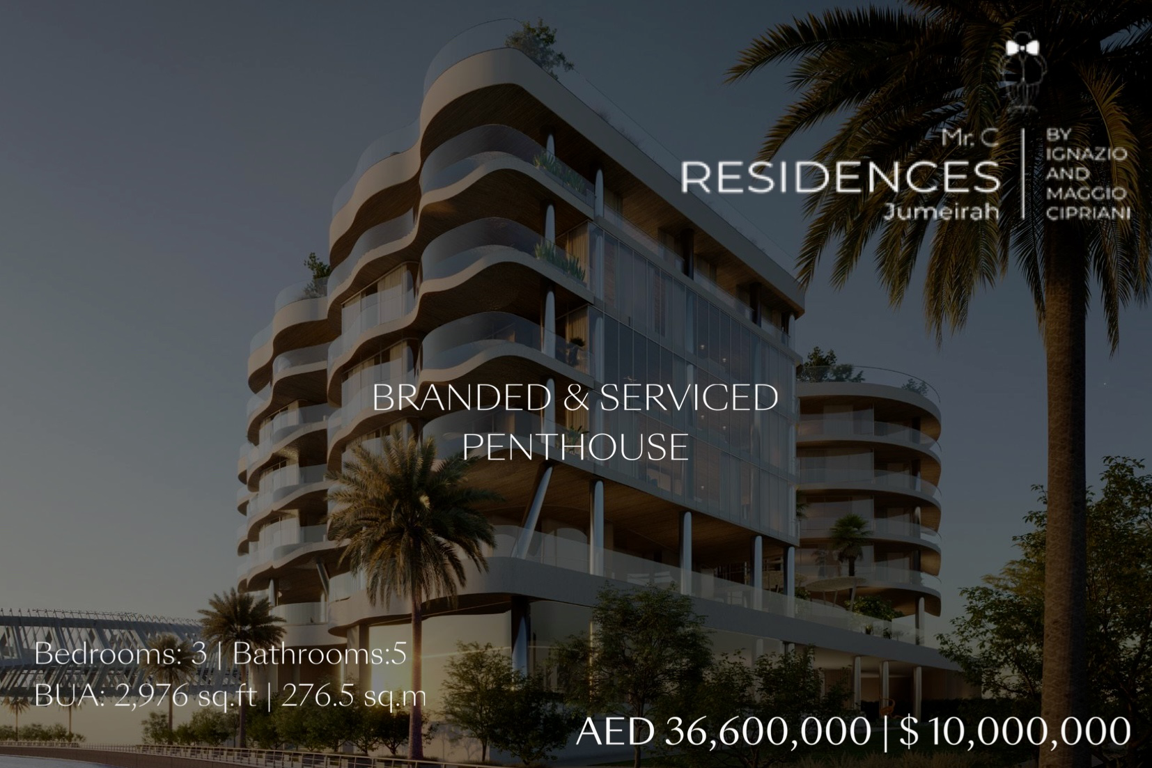 Mr. C Residences — image from the supplied penthouse brochure
